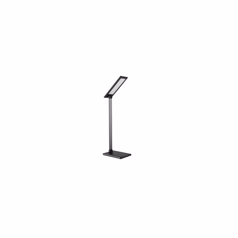 Stolová lampa LED stmievateľná šedá, 8W, plynulá regulácia jasu, 100-240V, LED diódy SMD2835 72ks