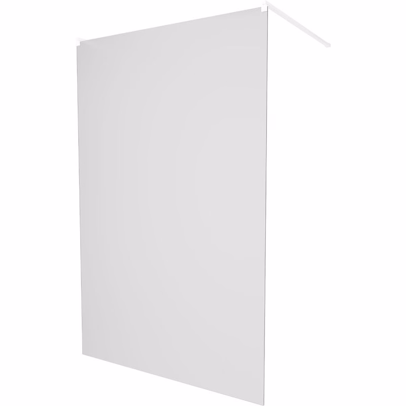 MEXEN/S - KIOTO samostatne stojaca sprchová zástena 110 x 200, dekor jinovatka 8 mm, biela 800-110-002-20-30