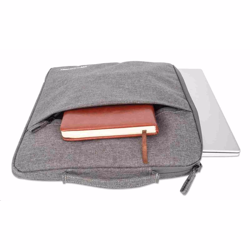 MANHATTAN Púzdro Seattle Notebook Sleeve 15.6", Vodeodolný, sivá