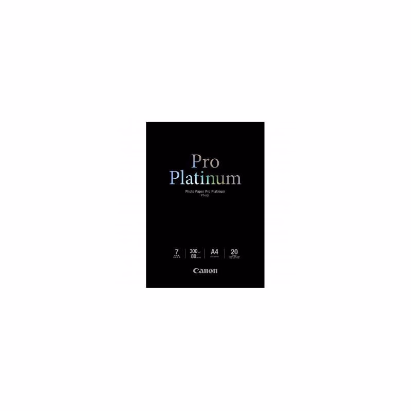 Canon Photo Paper Pro Platinum, PT-101 A4, fotopapier, lesklý, 2768B016, biely, A4, 300 g/m2, 20 ks, inkoustový