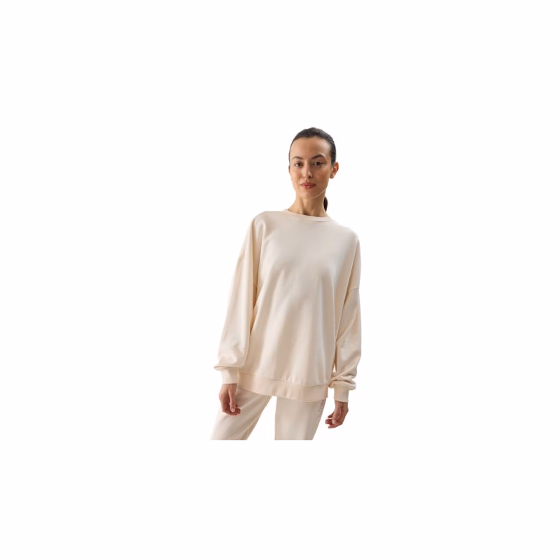 Dámska mikina 4F SWEATSHIRT-4FWSS24TSWSF1055-12S-CREME