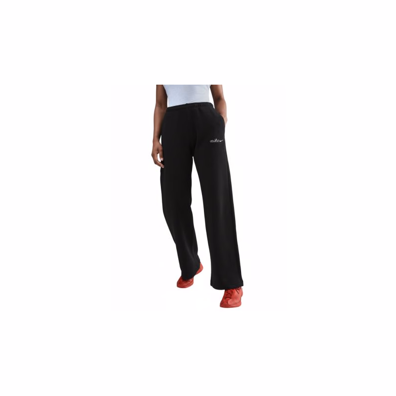 Dámske tepláky NIKE W NSW PHNX FLC STRGHT LEG PNT BLACK