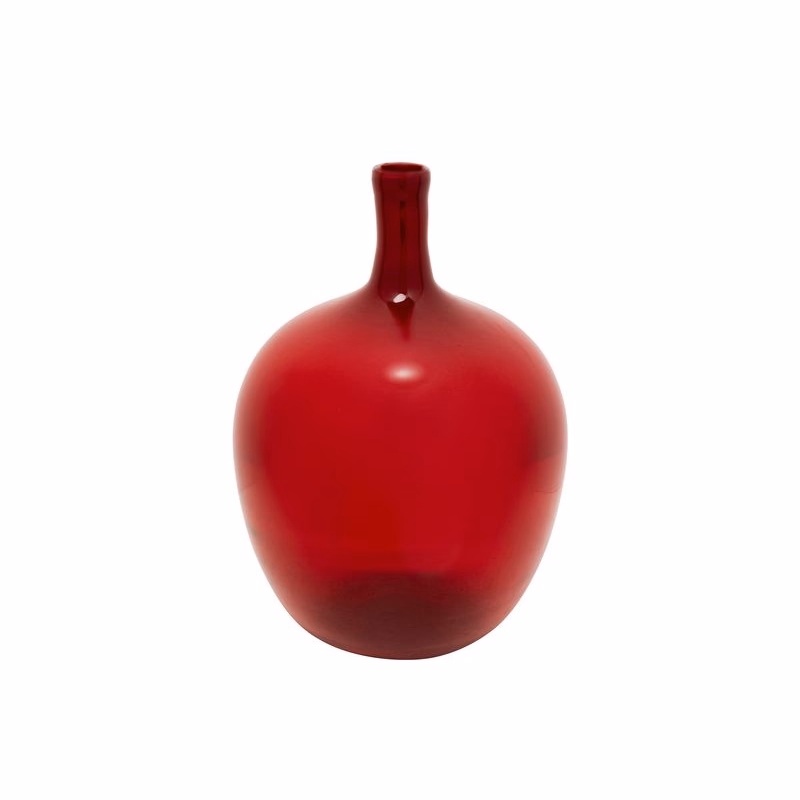 Salut váza červená 60 cm