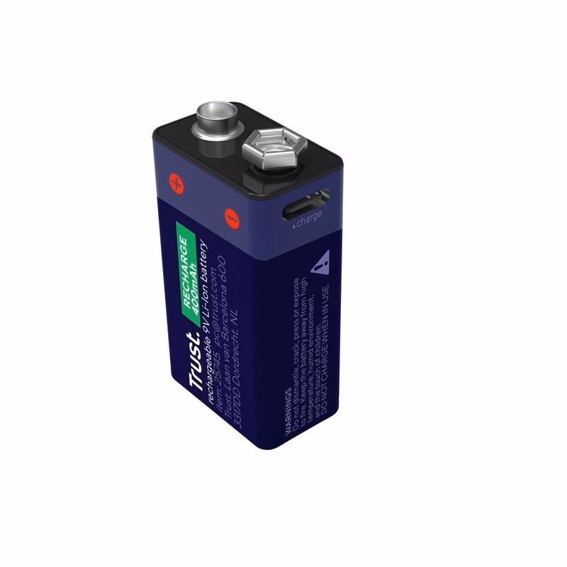 TRUST USB-C RECHARGEABLE BATTERY - 9V