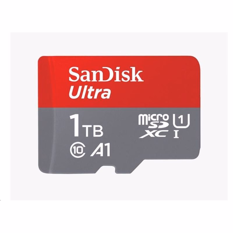 SanDisk Micro SDXC karta 1TB Ultra (150 MB/s, A1 Class 10 UHS-I) + adaptér
