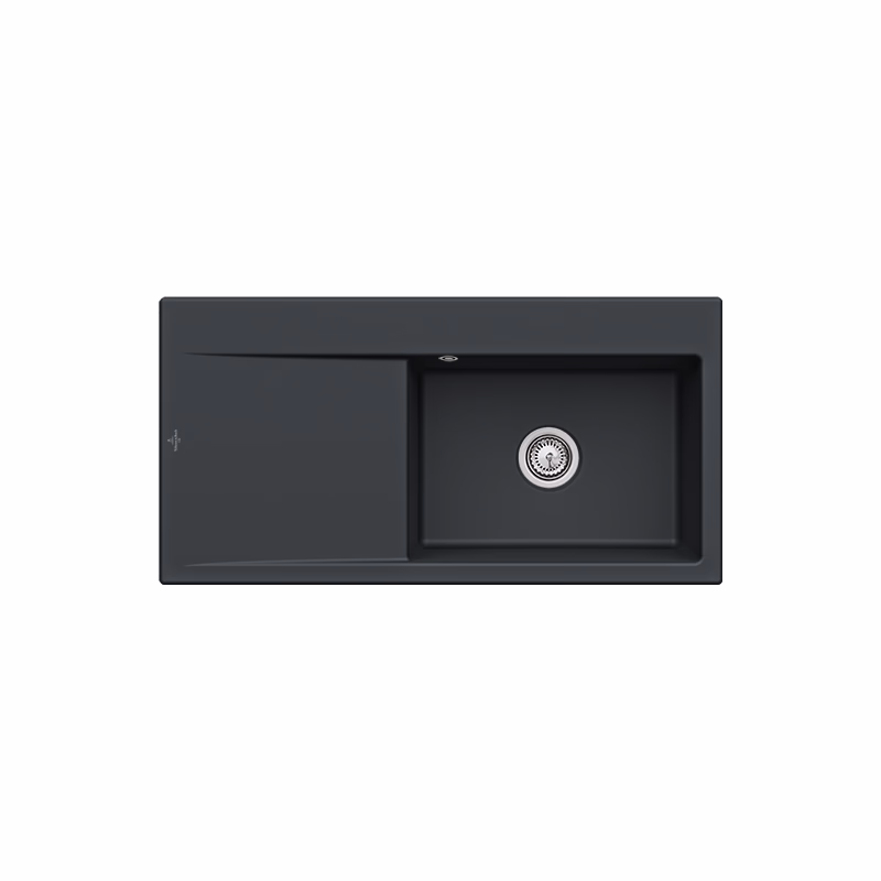 VILLEROY & BOCH VILLEROY & BOCH - Keramický drez Villeroy & Boch Subway Style 60, 336101R7, Pure Black 336101R7
