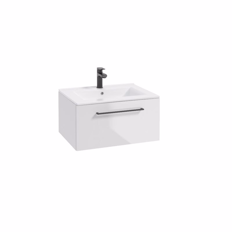 ArtDef Skrinka pod umývadlo FERATA D80 1S/45 | biela 80 cm