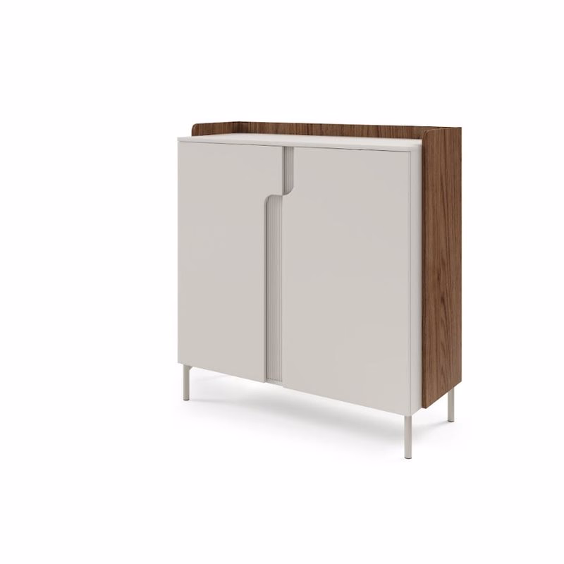 Meblar  Komoda POSITANO P08 | cashmere / orech alba