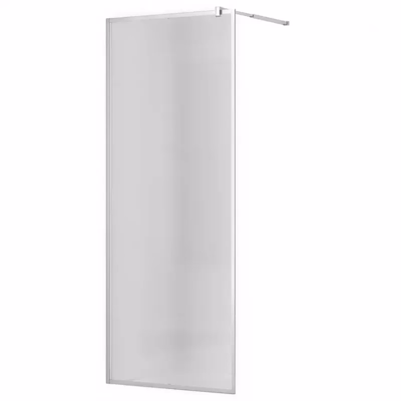 Sprchová stena Walk-in Blur 120x195 chróm