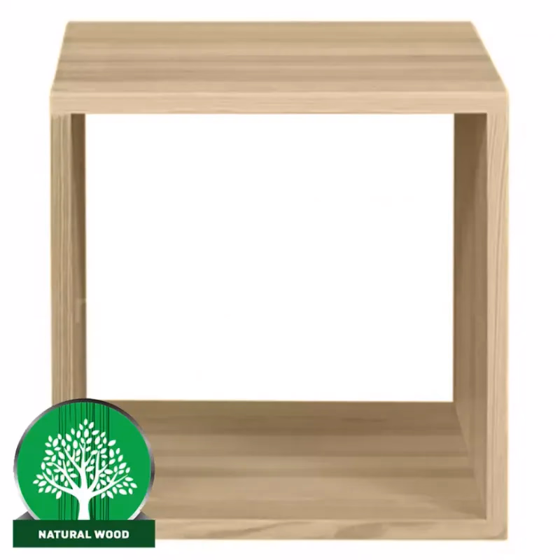 Regál box - otvorený borovica surová