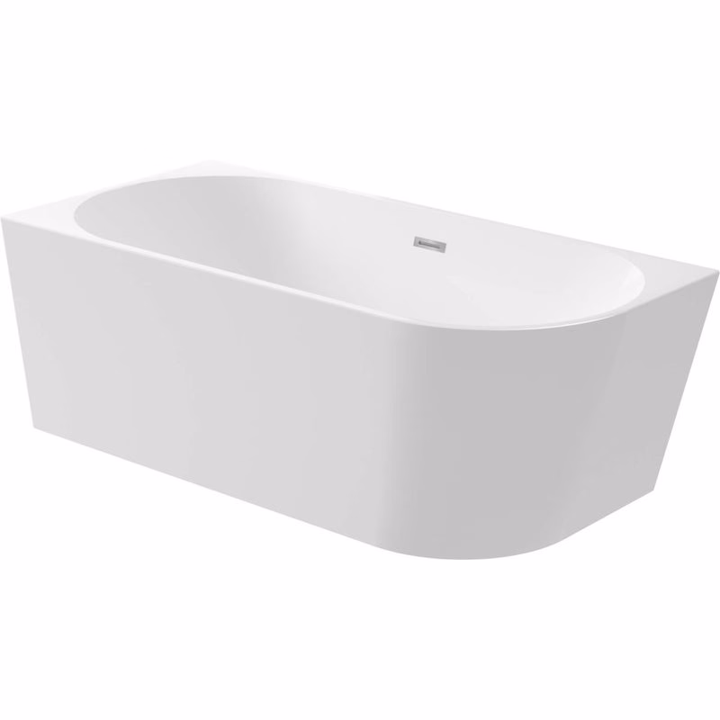 DEANTE - Silia biela Akrylátová vaňa, rohová/voľne stojaca, ľavá - 150 cm KDS_015L
