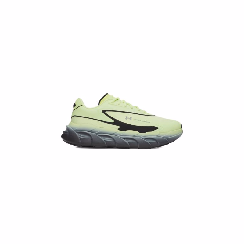 Pánska bežecká obuv UNDER ARMOUR UA Halo Runner SE M fade green black metallic silver