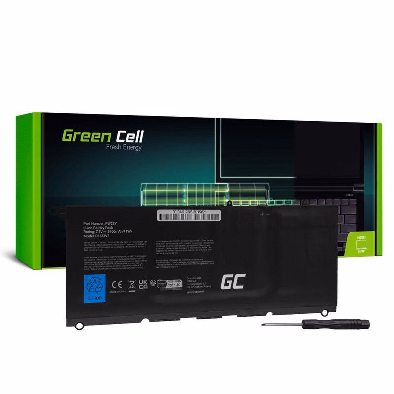 Green Cell Battery PW23Y pre Dell XPS 13 9360