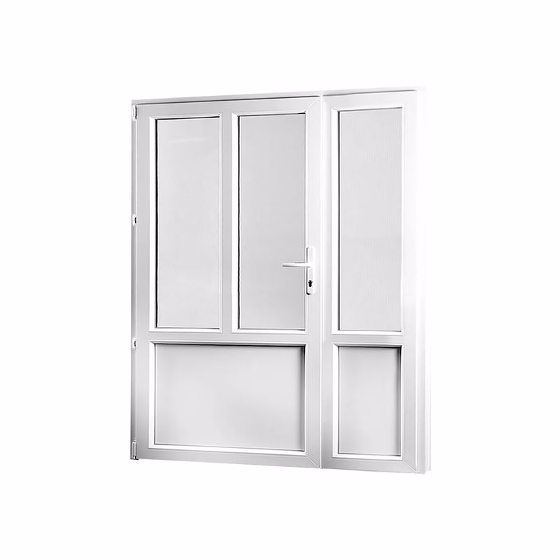 Vedľajšie vchodové dvere dvojkrídlové, ľavé, REHAU Smartline+ - SKLADOVÉ-OKNÁ.sk - 1580 x 2080