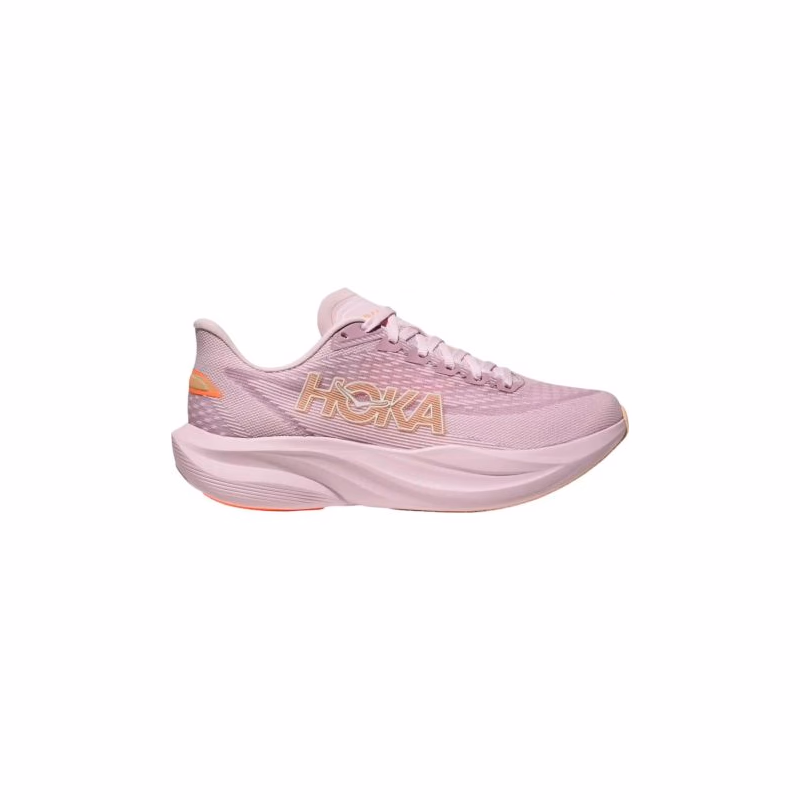 Dámska bežecká obuv HOKA Mach 7 W lilac cream tangerine glow