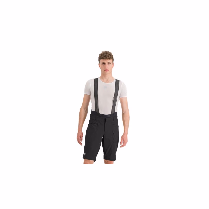 Pánske cyklistické nohavice SPORTFUL Giara overshort, black