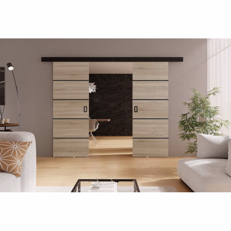 KIER Posuvné dvere WERDI DUO PLUS | 152 cm Farba: dub sonoma
