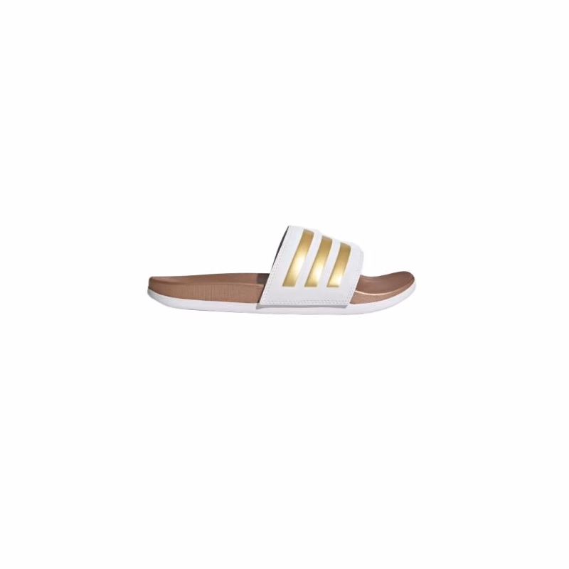 Dámske šlapky (plážová obuv) ADIDAS Adilette Comfort W cloud white cloud white matte gold