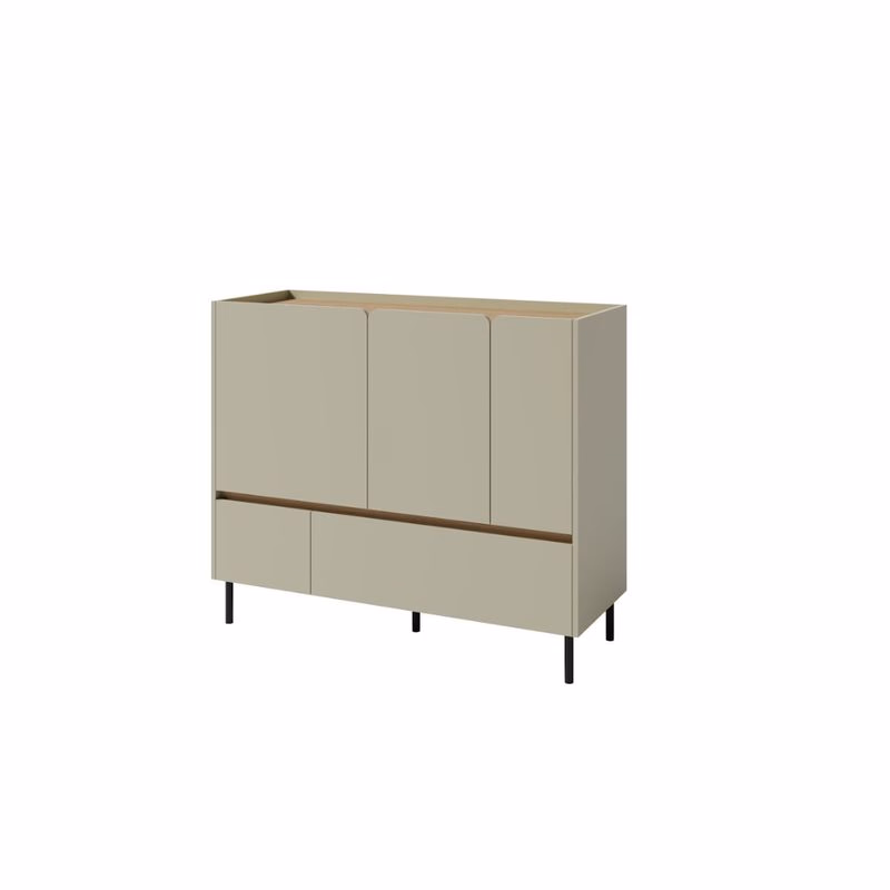 Meblar  Komoda LUCA LC08 | eukalyptus/dub baltic