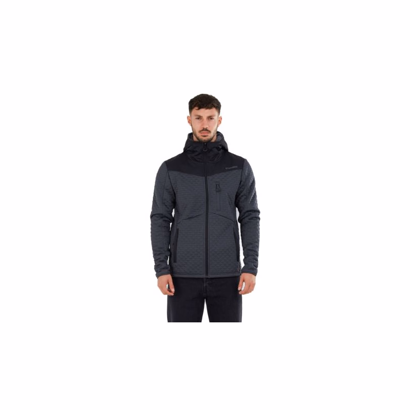 Pánska mikina so zipsom FUNDANGO Ashford Insulated Fleece Jacket-755-steel