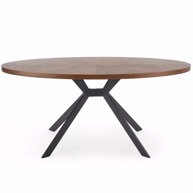 Stôl Locarno 170 Mdf/Oceľ – Orechowy/Čierna