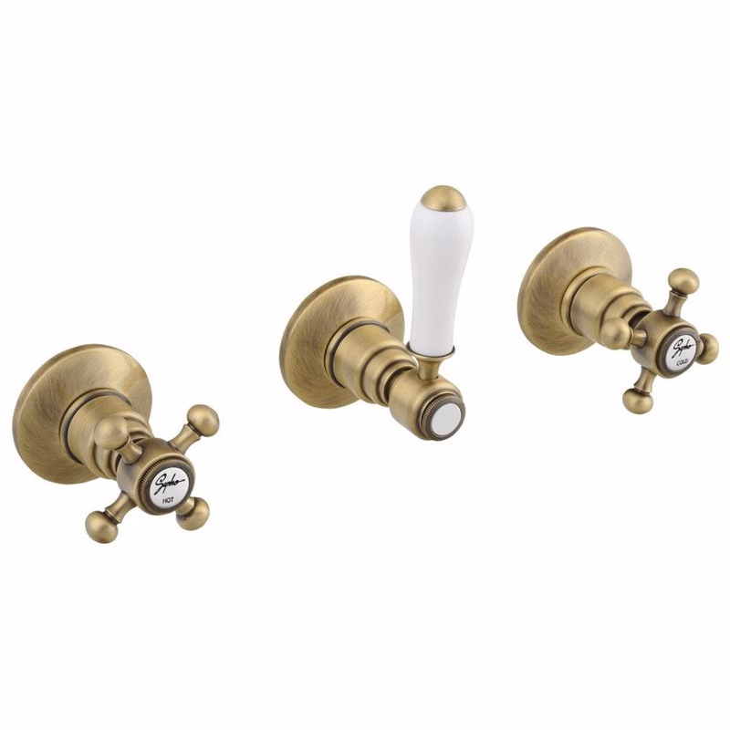 SAPHO - ANTEA podomietková sprchová batéria, 2 výstupy, bronz SET305-106