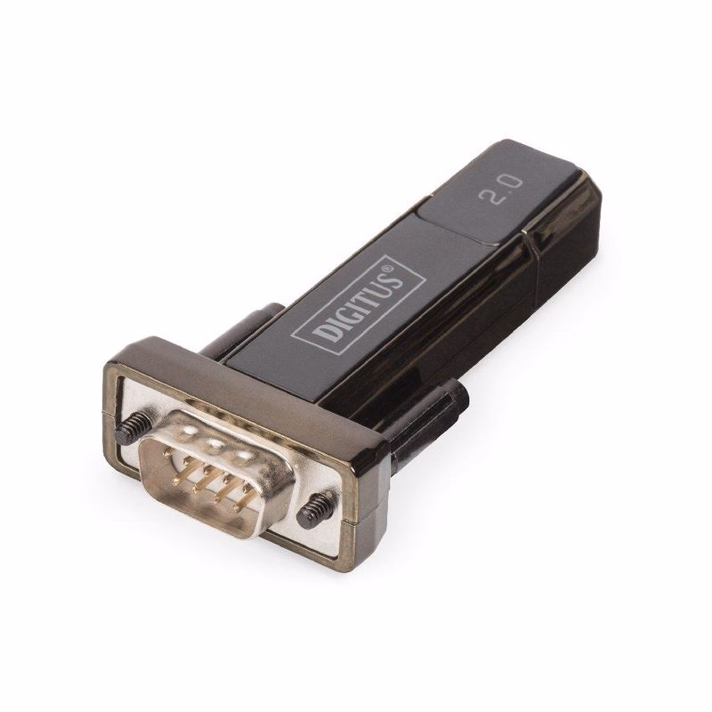 DIGITUS Prevodník USB 2.0 na sériový, DSUB 9M vr. Kábel USB A 80cm