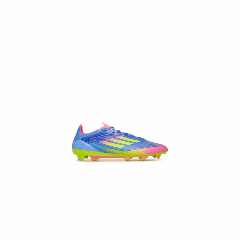 Pánske futbalové kopačky outdoorové ADIDAS F50 Pro M FG blue fusion lucid lemon lucid pink
