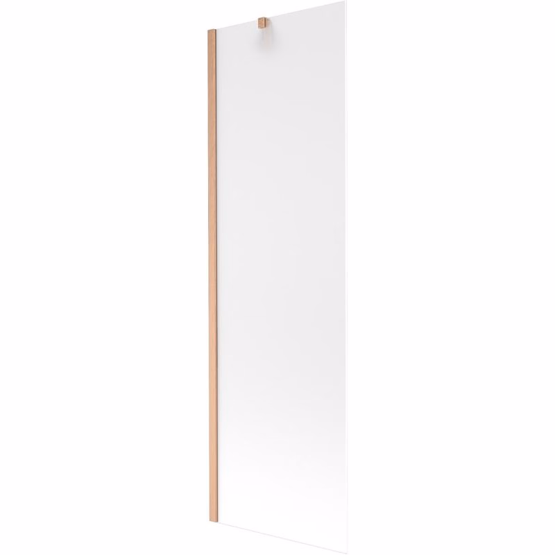 MEXEN/S - Next vaňová zástena FIX 60 x 150, dekor, meď kartáčovaná 895-060-000-00-30-65
