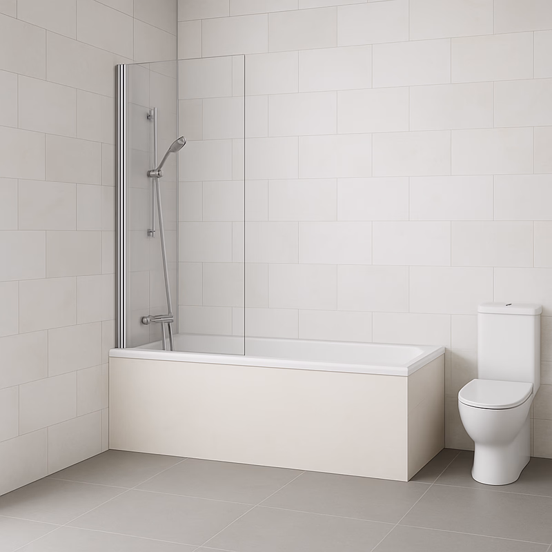 H K - Vaňová zástena PURE V1 75x140 - jednodielna, číre sklo PUREV175