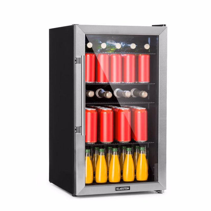 Klarstein Beersafe 3XL, chladnička, 98 l, 4 zásuvné police, 7 úrovní, čierna