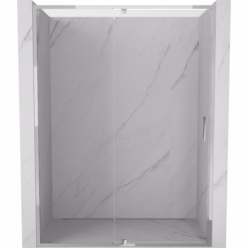 MEXEN - Exo sprchové dvere krídlové 145, transparent, chróm 819-145-000-01-00