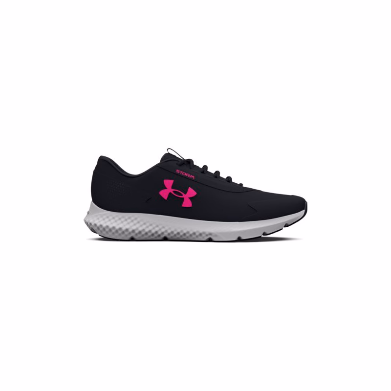 Dámska bežecká obuv UNDER ARMOUR UA W Charged Rogue 3 Storm black jet gray rebel pink