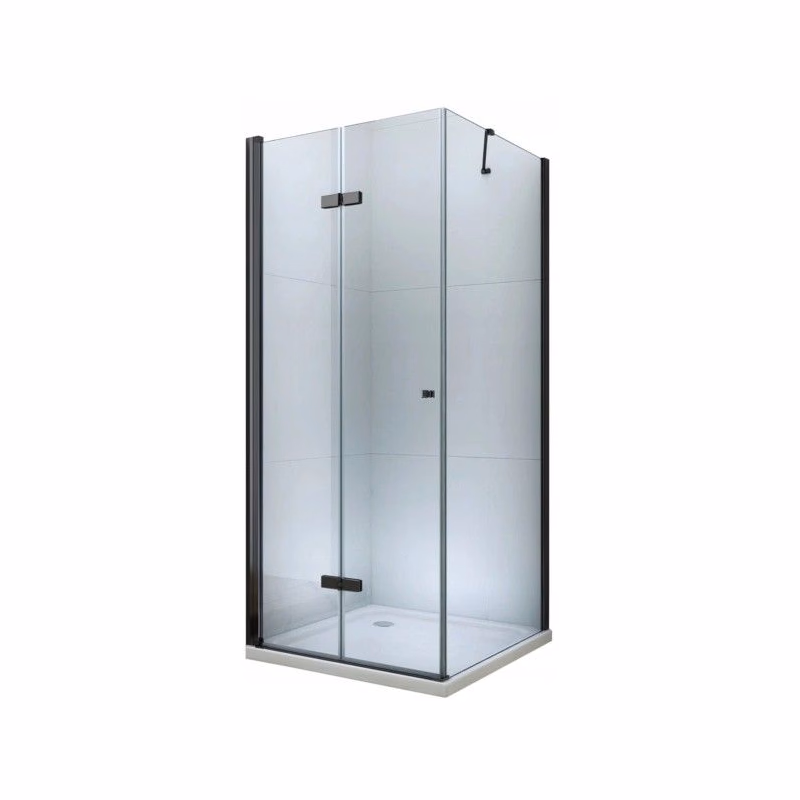 MEXEN/S - LIMA sprchovací kút 80x100, transparent, čierna 856-080-100-70-00