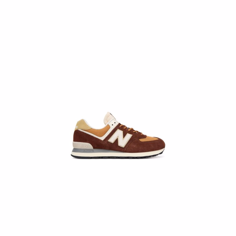 Pánska vychádzková obuv NEW BALANCE U574MRR M brown dull orange