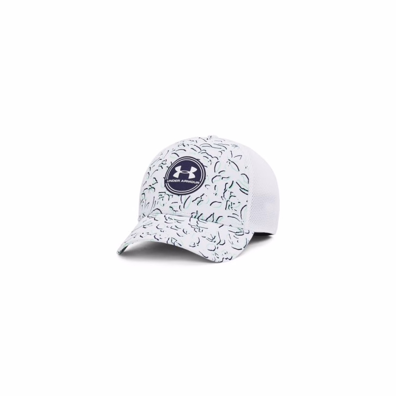 Pánska šiltovka UNDER ARMOUR Iso-chill Driver Mesh-WHT