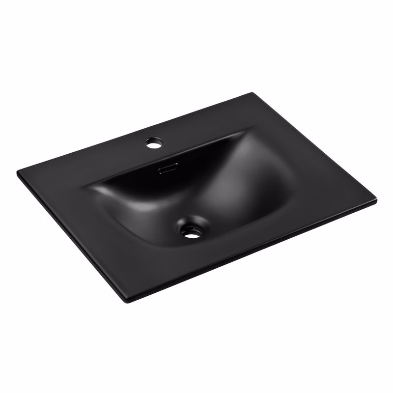 ArtCom Keramické umývadlo SKY1 60 | čierny mat 60 cm