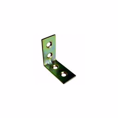 Kinekus Uholník kovový 90x90x15 mm, 4-diery, bal. 100ks