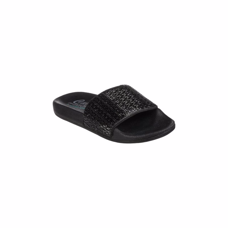 Dámske šlapky (plážová obuv) SKECHERS Pops Up New Spark W black