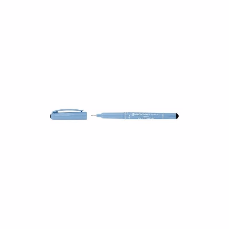 Popisovač Centropen 2631 Dokument čierny 0,7mm