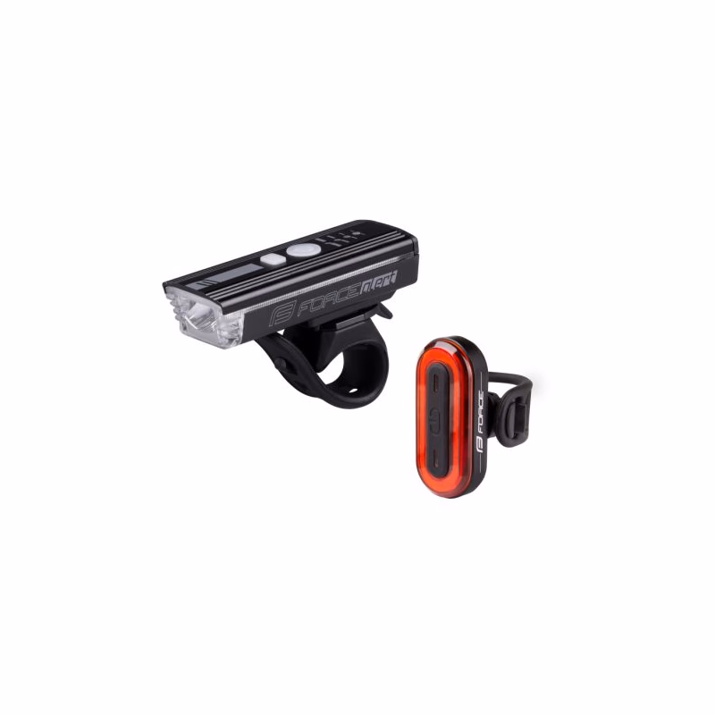 Svetlo na bicykel FORCE FUTURO USB set