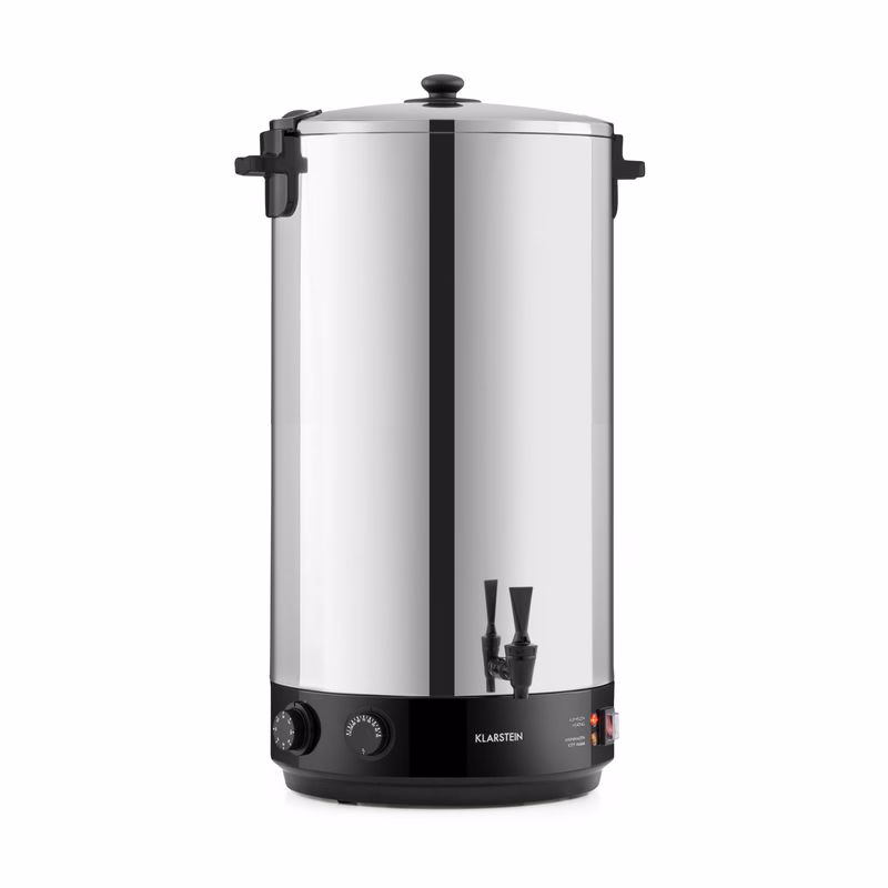 Klarstein KonfiStar 60, zavárací hrniec, dávkovač nápojov, 60 l, 2500 W, 110 °C, 120 min, nehrdzavejúca oceľ