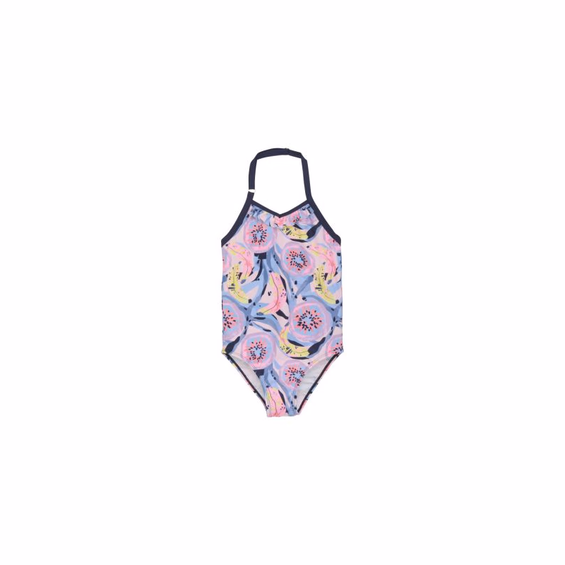 Dievčenské plavky COLOR KIDS Swimsuit, AOP, cherry blossom