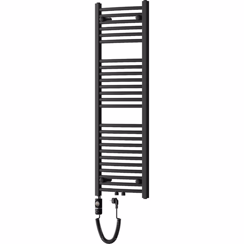 MEXEN/S - Ares radiátor + vykurovacia tyč 1200 x 400 mm, 600 W, čierna W102-1200-400-2600-70