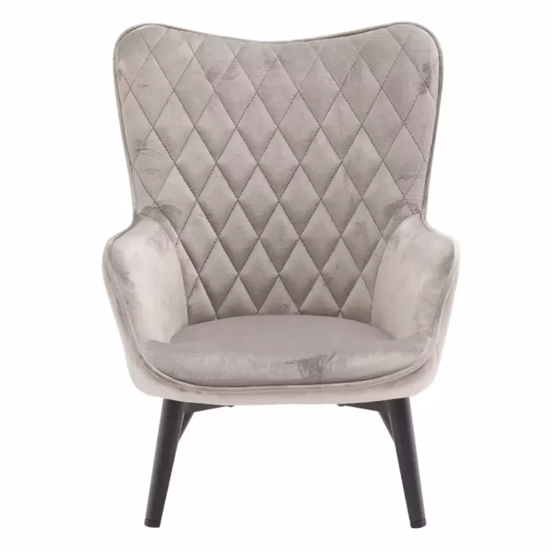 Kreslo Mini Light Grey Velvet 12
