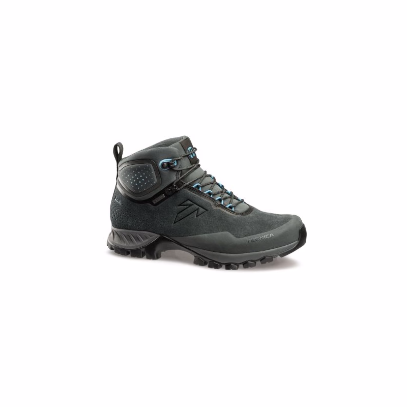 Dámska členková turistická celokožená obuv TECNICA Plasma MID GTX Ws, shadow piedra fresh laguna