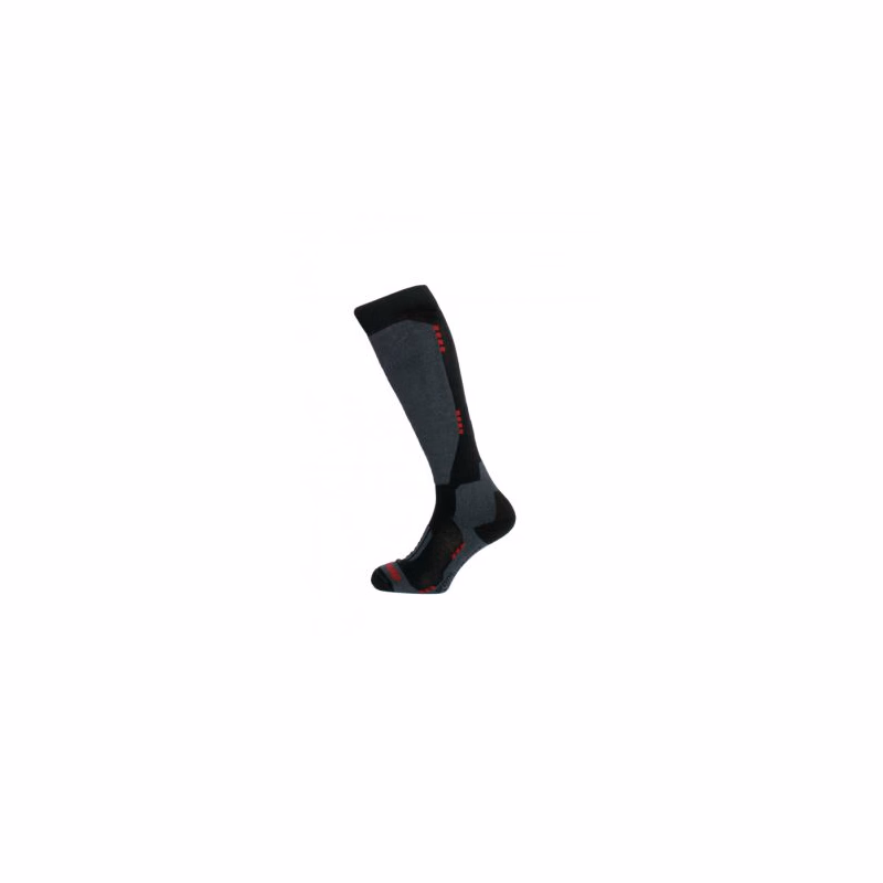 Lyžiarske podkolienky (ponožky) BLIZZARD Wool Performance ski socks, black wine red