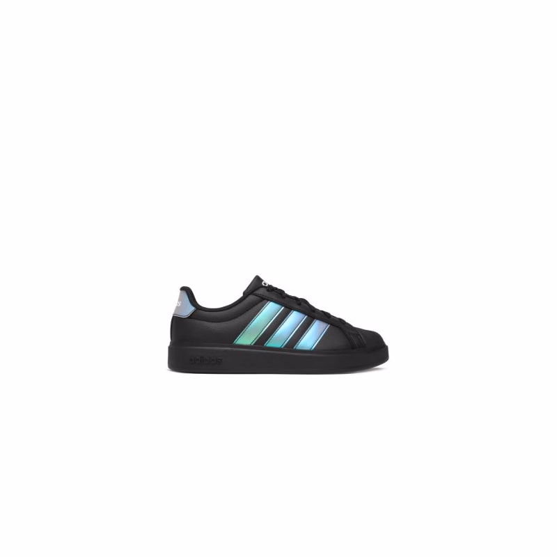 Dievčenská rekreačná obuv ADIDAS Streettalk Jr core black iridescent cloud white