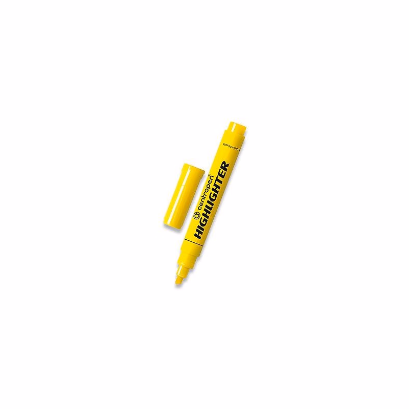 Zvýrazňovač Centropen 8552 žltý klinový hrot 1-4,6mm