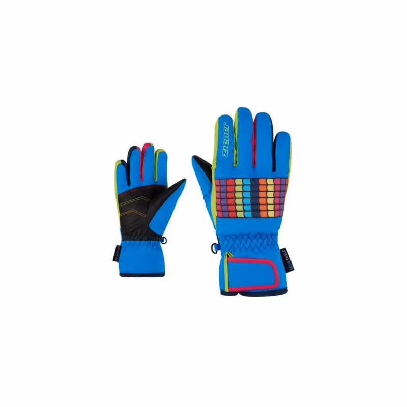 Juniorské lyžiarske rukavice ZIENER Lamil-Z AS-115015-798-Persian blue